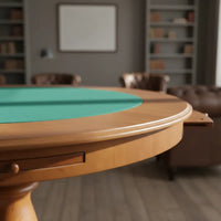 Mesa de Jogos Redonda Montreal — 6 Lugares Tampo Reversível